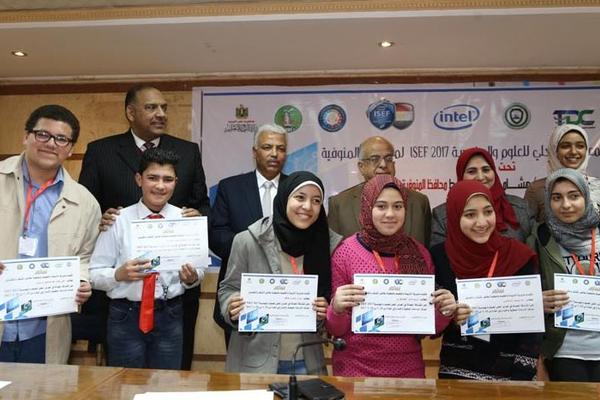 مديرية التربية والتعليم تنظم المعرض المحلي للعلوم والهندسةآيسف 2017م  بالمنوفية